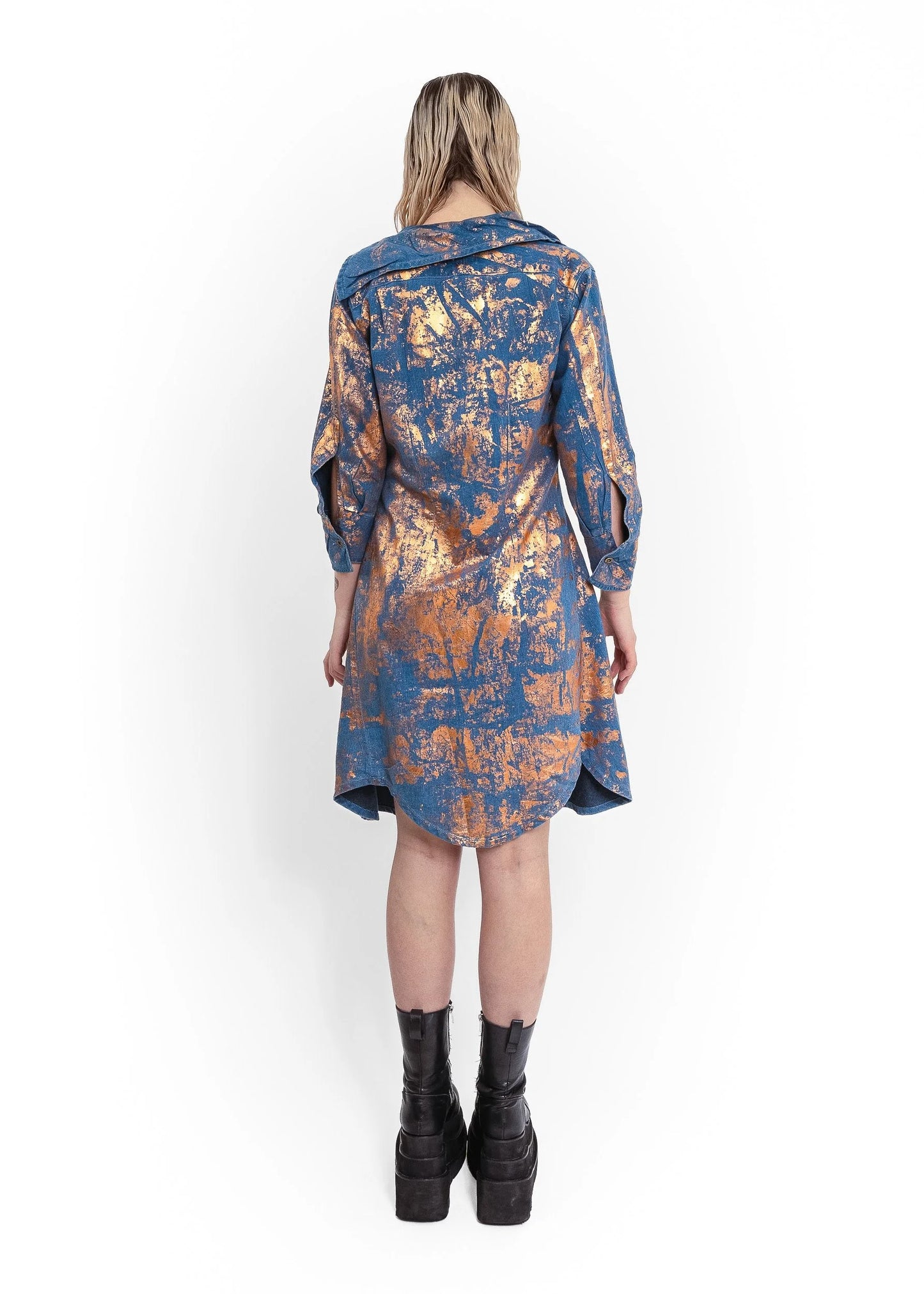 Vivienne Westwood Anglomania x Lee Asymmetric shirt dress