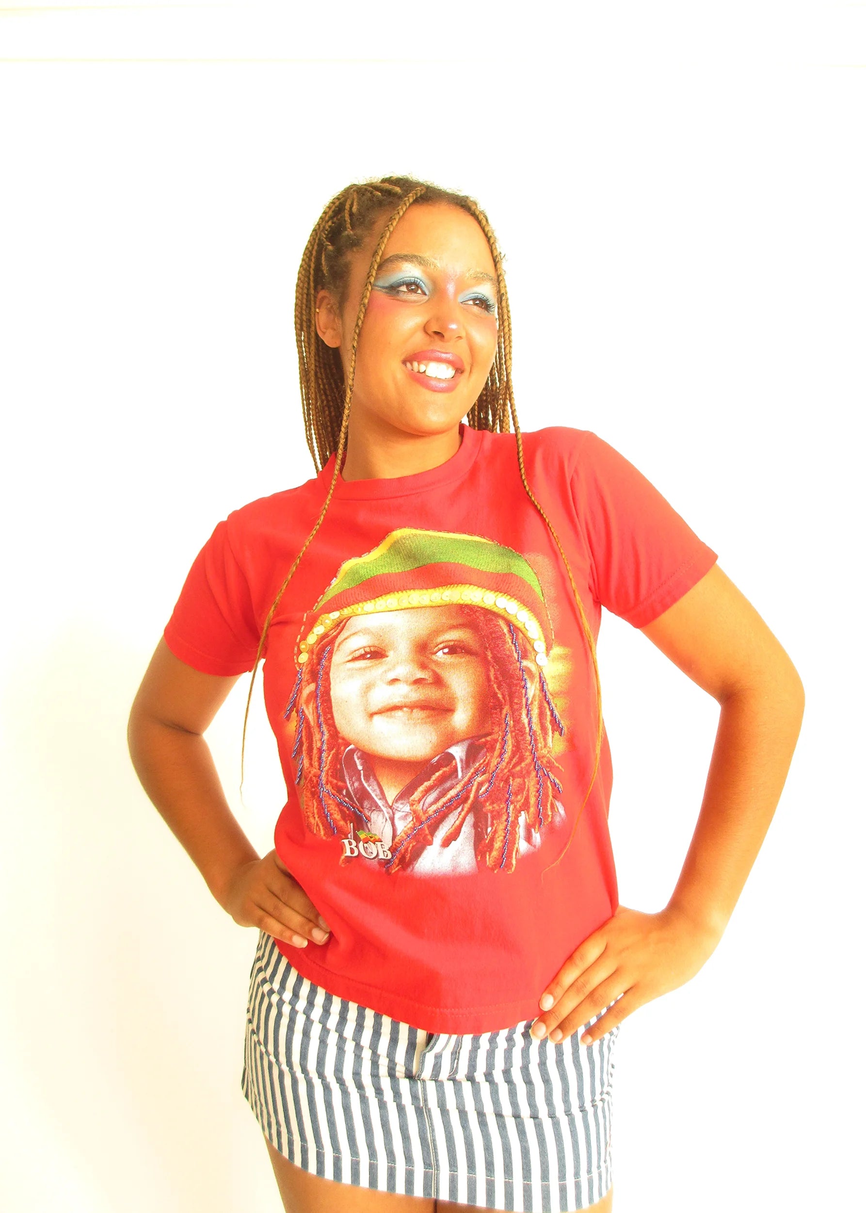 Heavy Metal Baby Bob Marley t-shirt