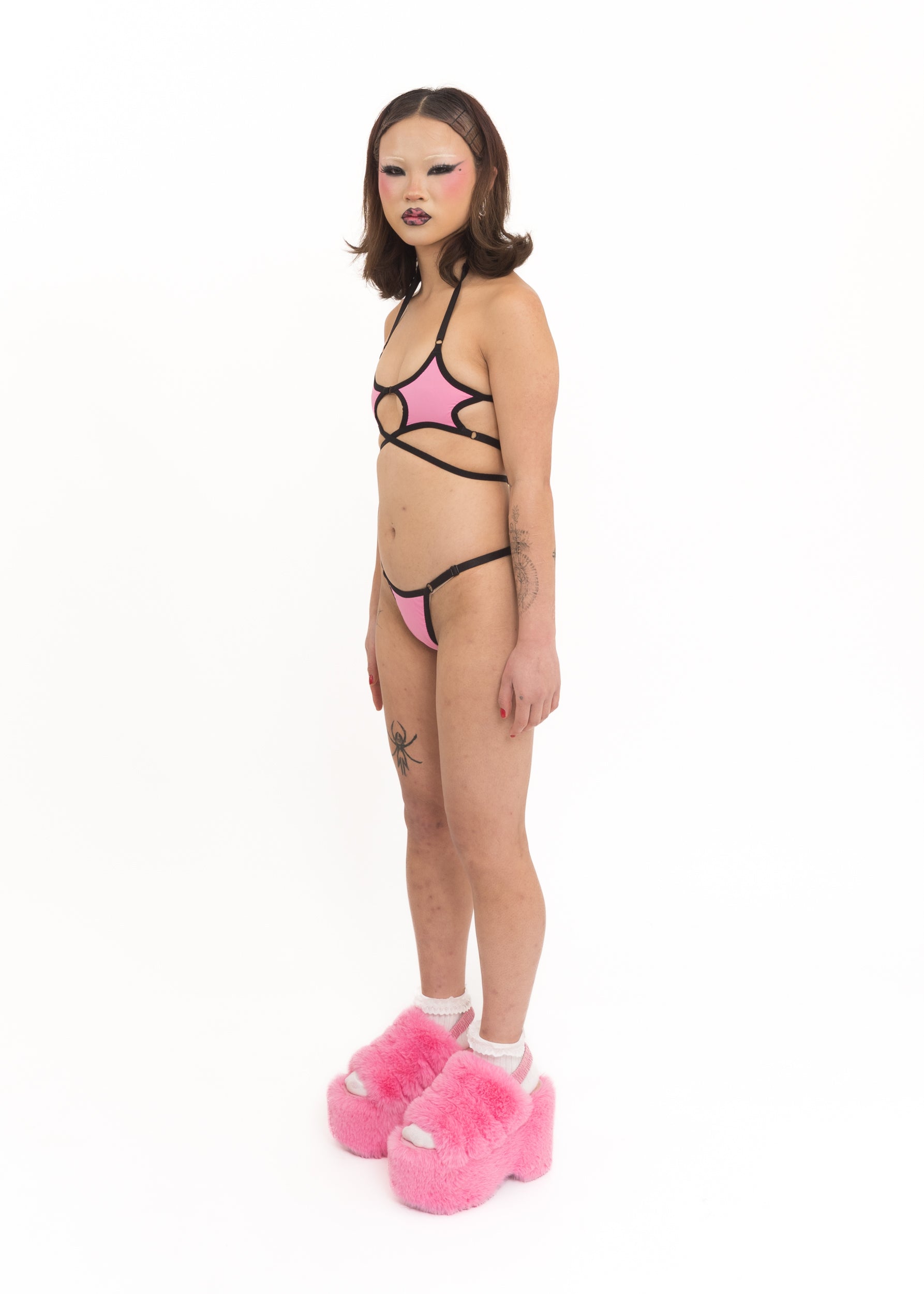 Astro Princess Baby pink starkini top- SAMPLE Bizarre Bazaar