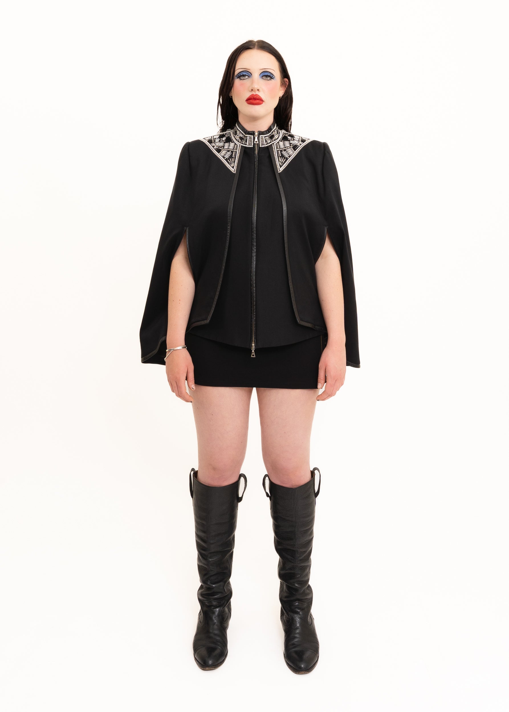 Sass & Bide Beaded cape jacket Bizarre Bazaar
