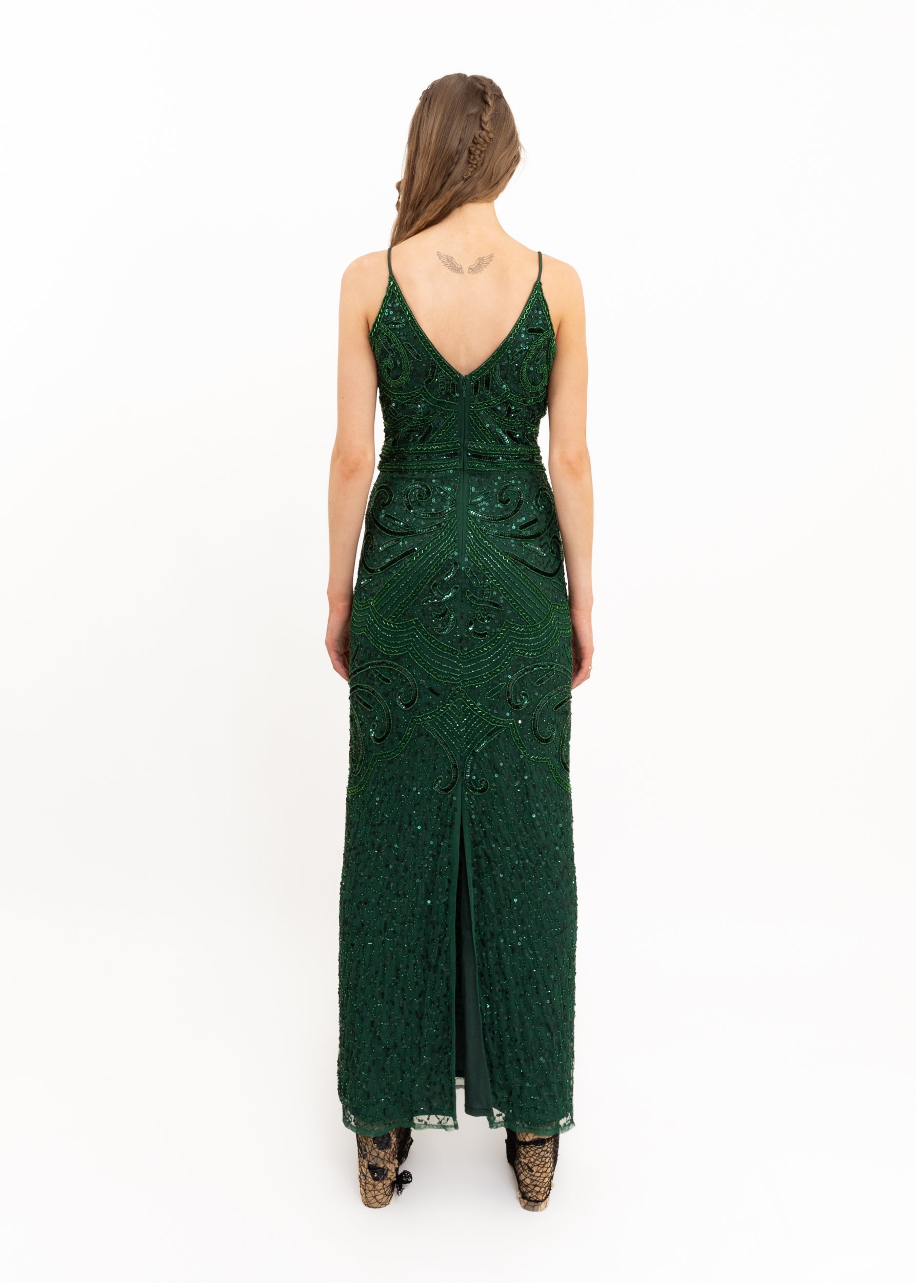 Beaded evening gown Bizarre Bazaar