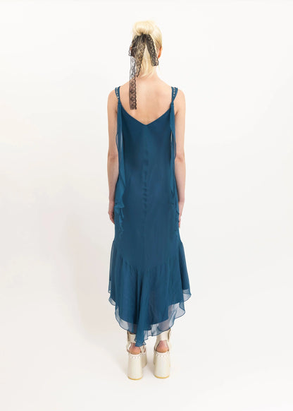 Mariko Kohga Fil Doré Beaded silk gown