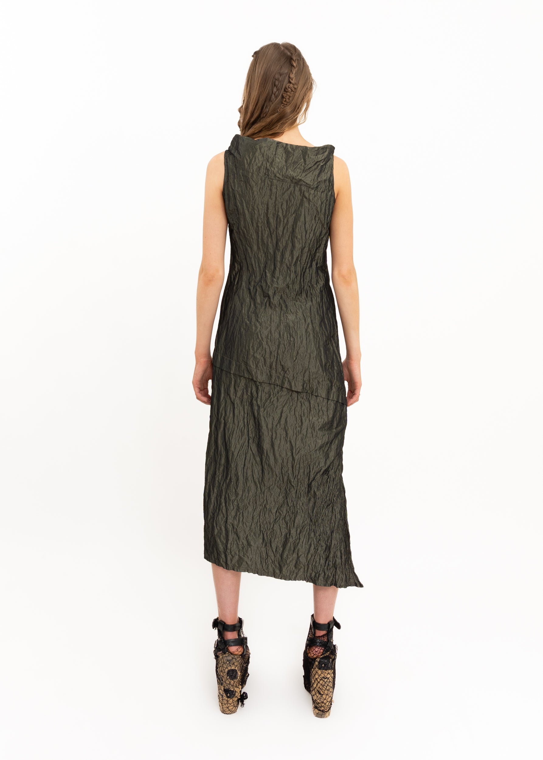 Jane Daniels Bias cut crinkle textured dress Bizarre Bazaar