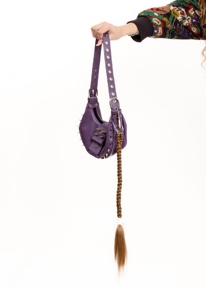 Braided hair bag charms