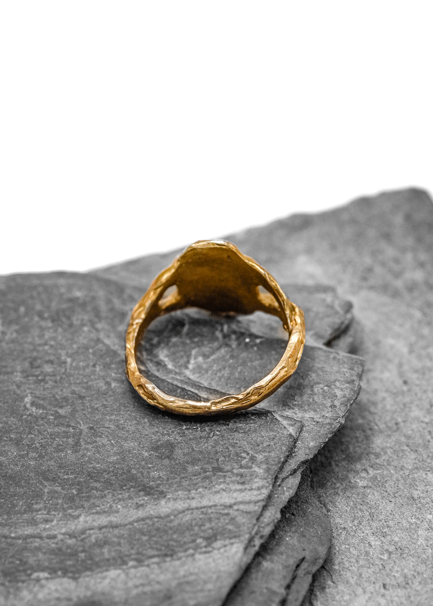 Venom Gemz Brass signet ring Bizarre Bazaar