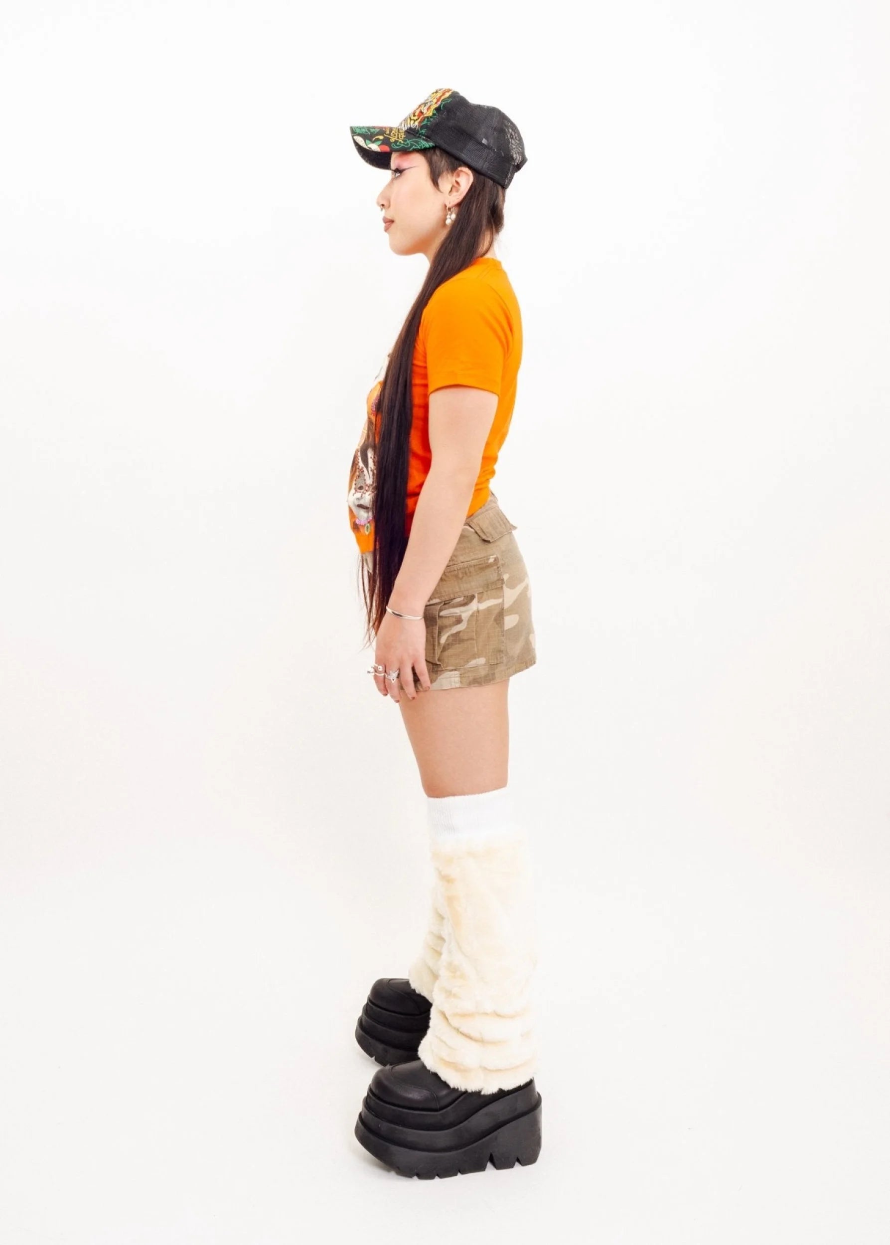 Carhartt Camo micro mini skirt