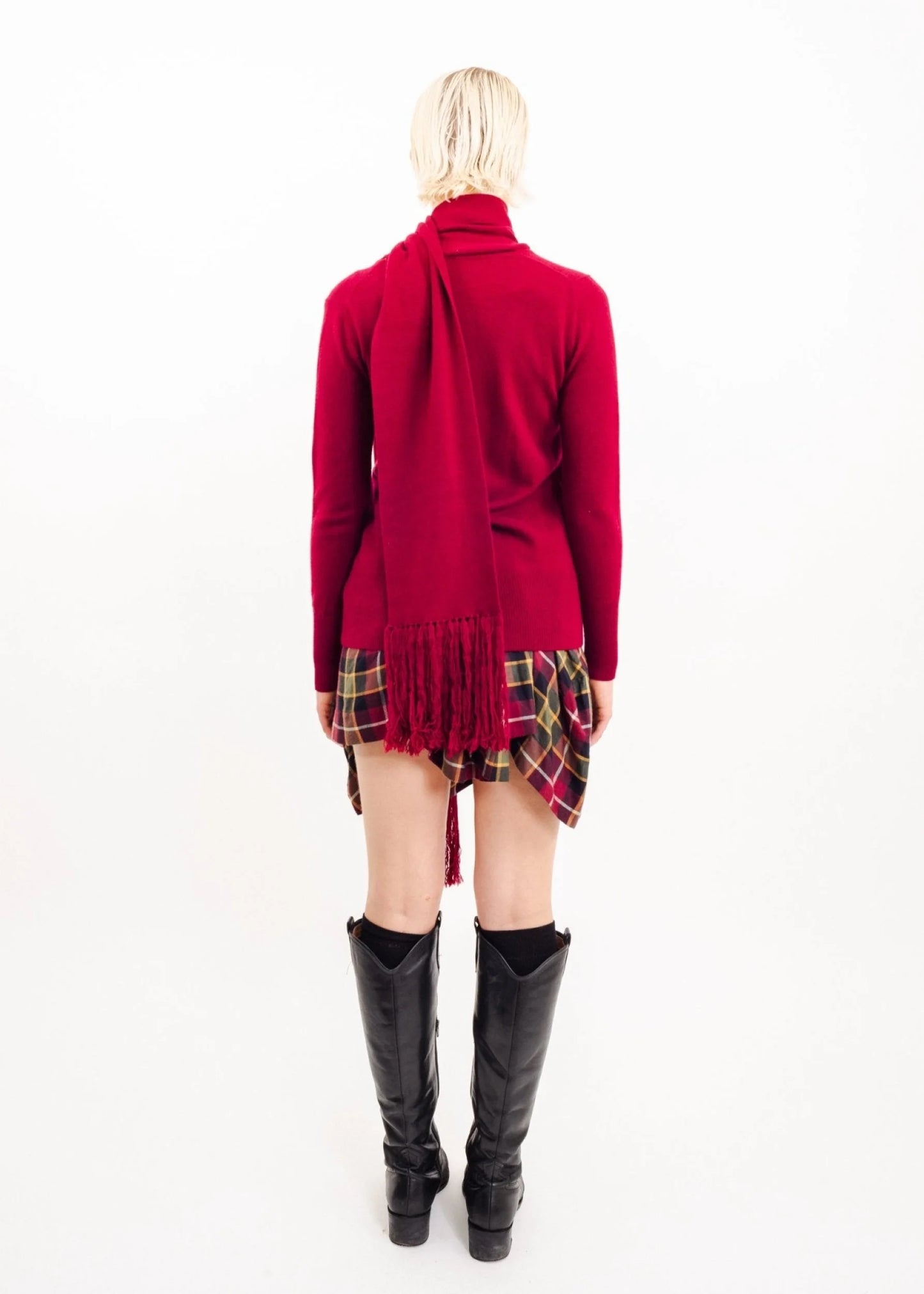 Vivienne Westwood Red Label Cardigan with button-on scarf