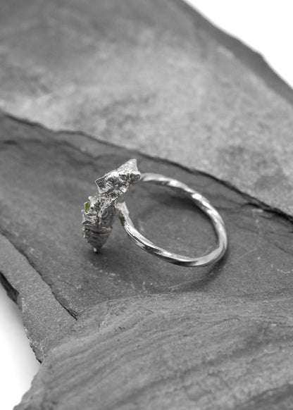 Peridot Chrysalis ring