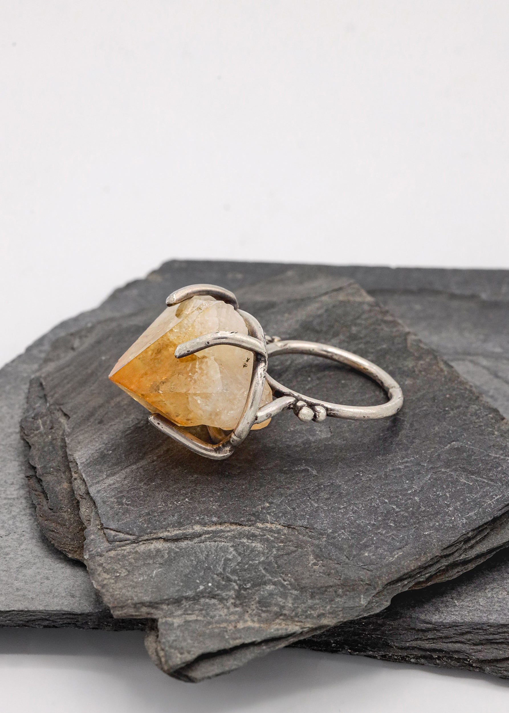 Taika Citrine ring Bizarre Bazaar