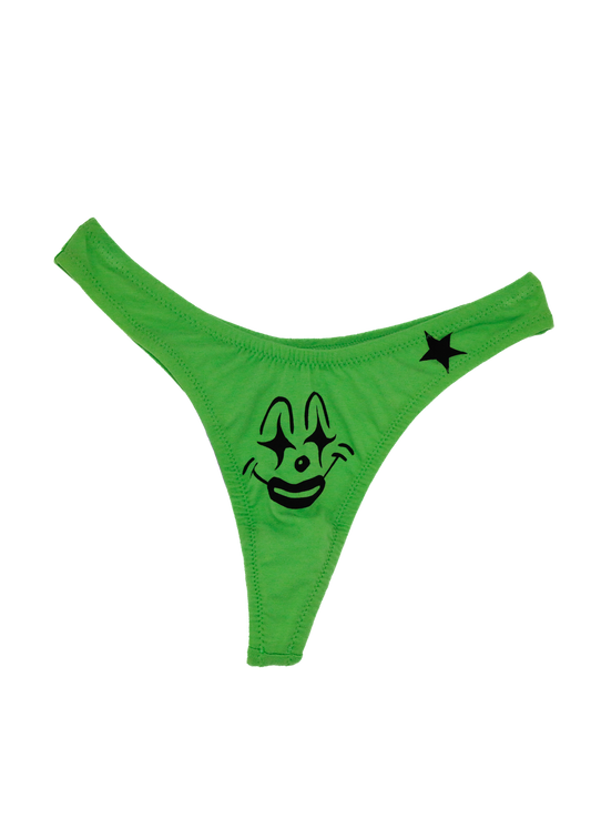 Happy Clown Thong- green