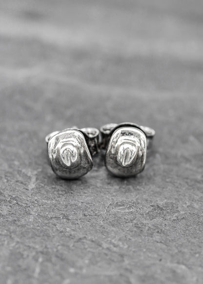 Cowboy Customs Sterling silver cowboy hat stud earrings Bizarre Bazaar