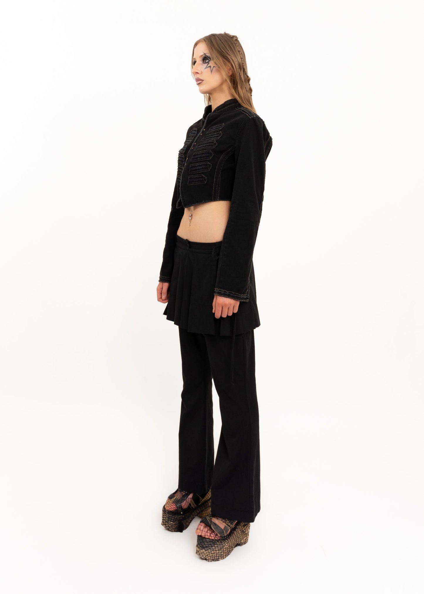 Cropped military/ Napoleon jacket Bizarre Bazaar