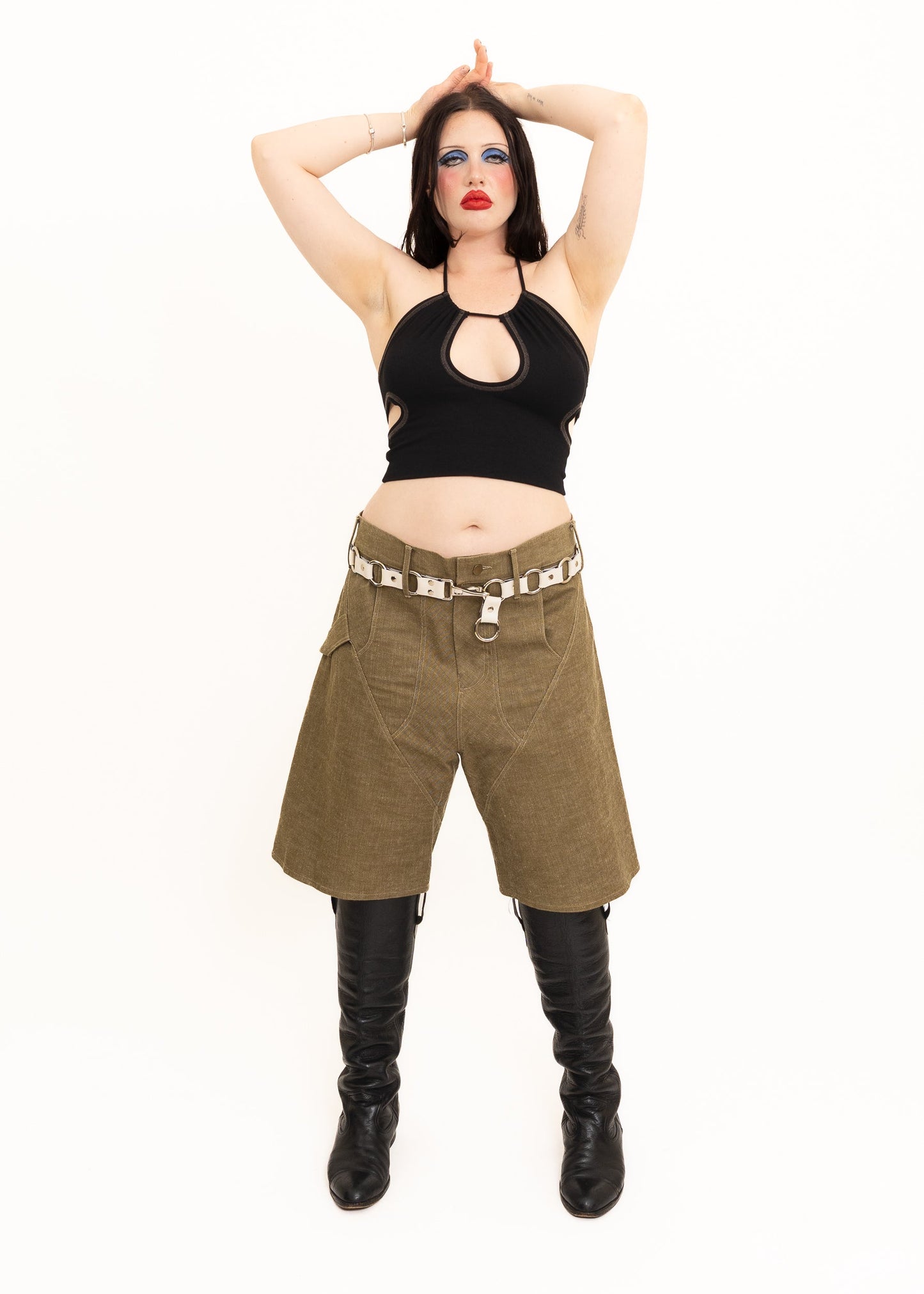 Spitsubishi Cut Out Halter Top Bizarre Bazaar