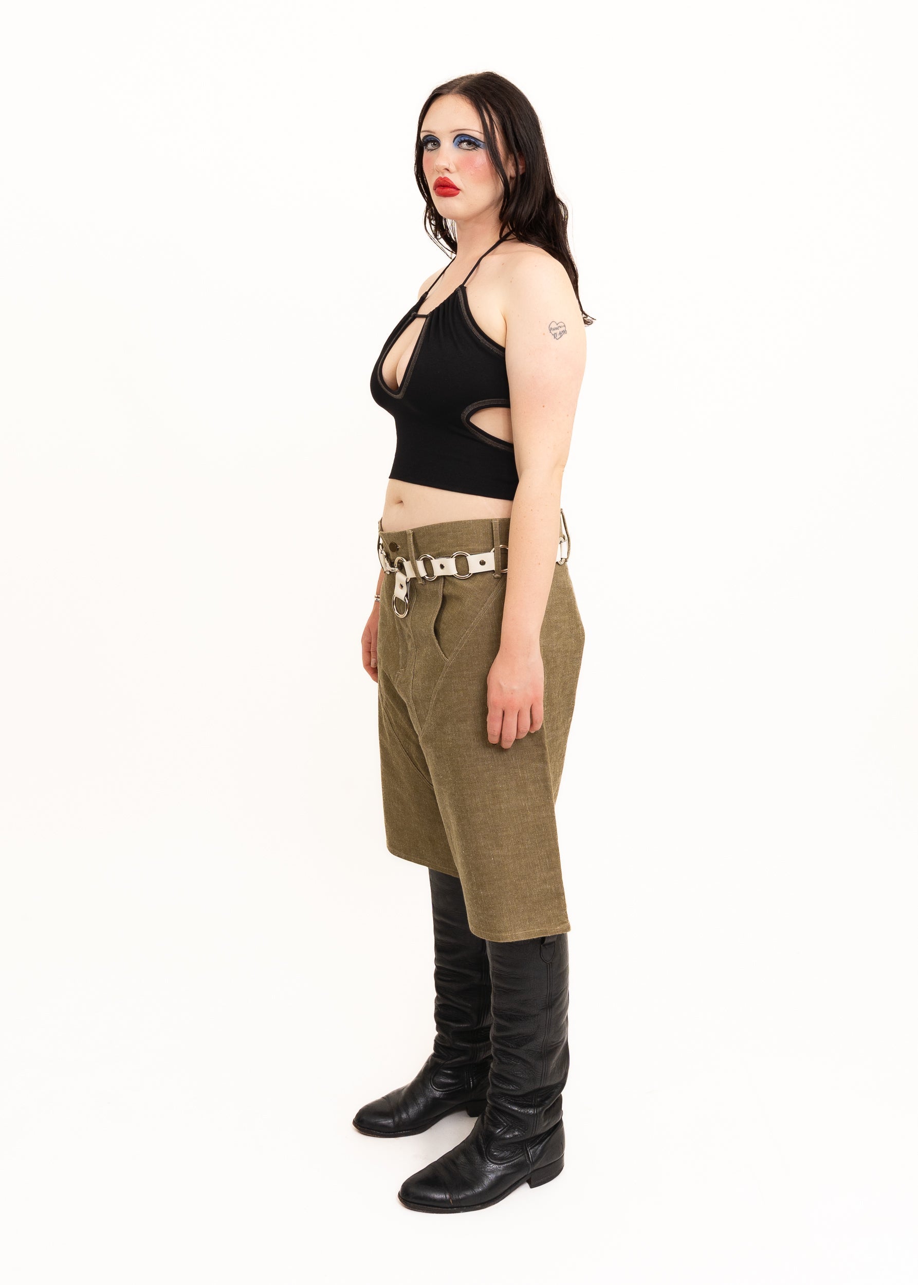 Spitsubishi Cut Out Halter Top Bizarre Bazaar