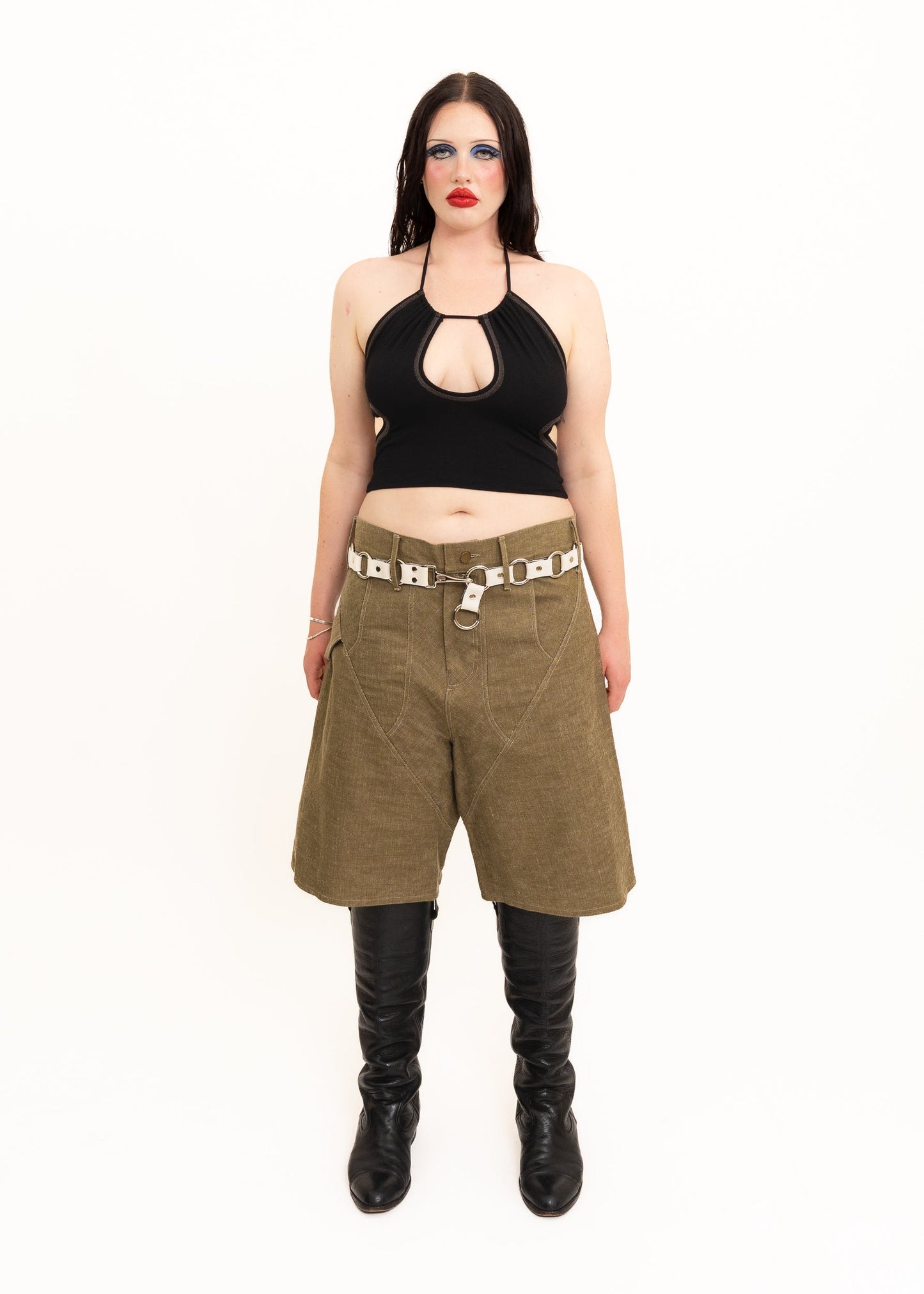 Spitsubishi Cut Out Halter Top Bizarre Bazaar
