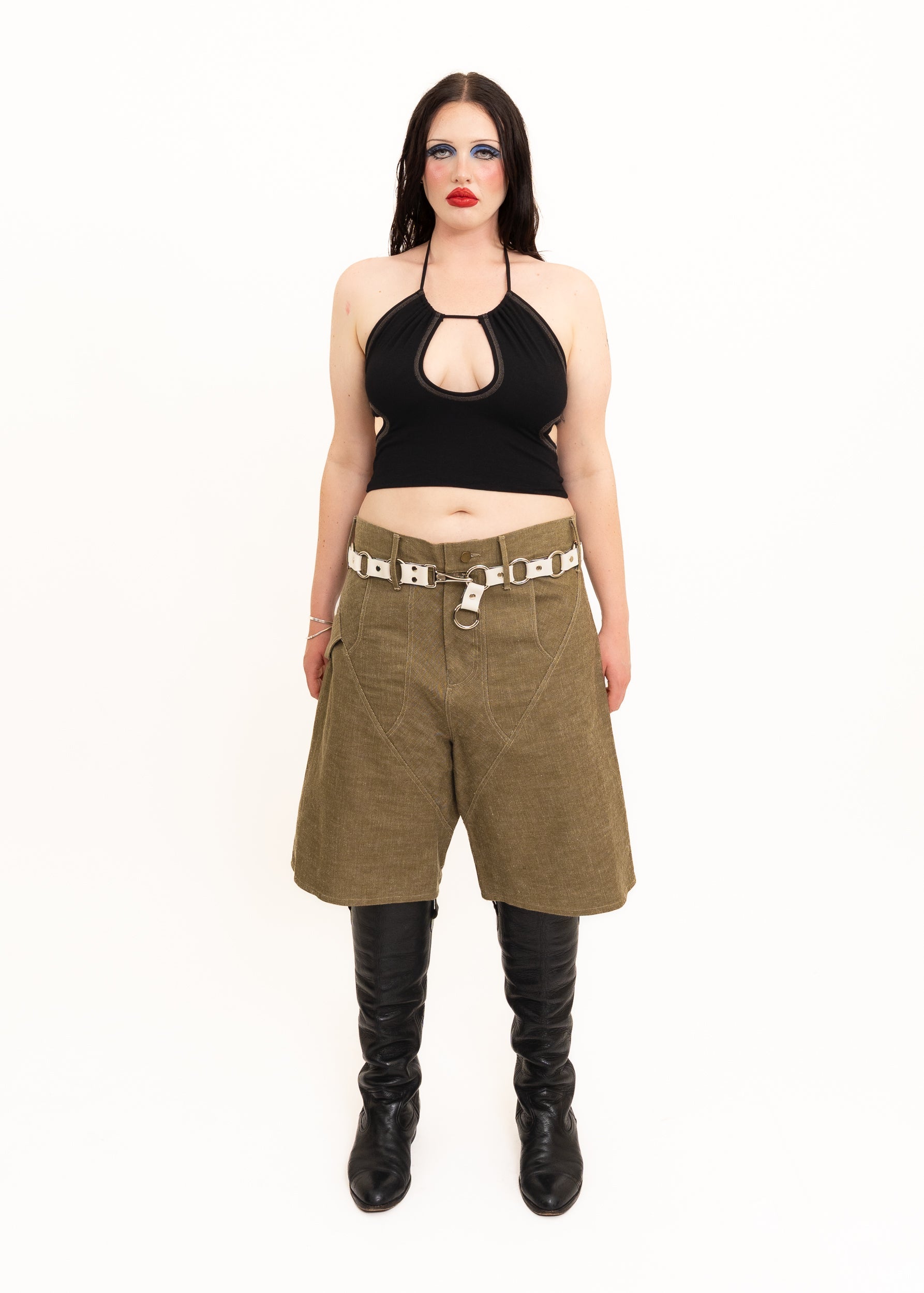 Spitsubishi Cut Out Halter Top Bizarre Bazaar