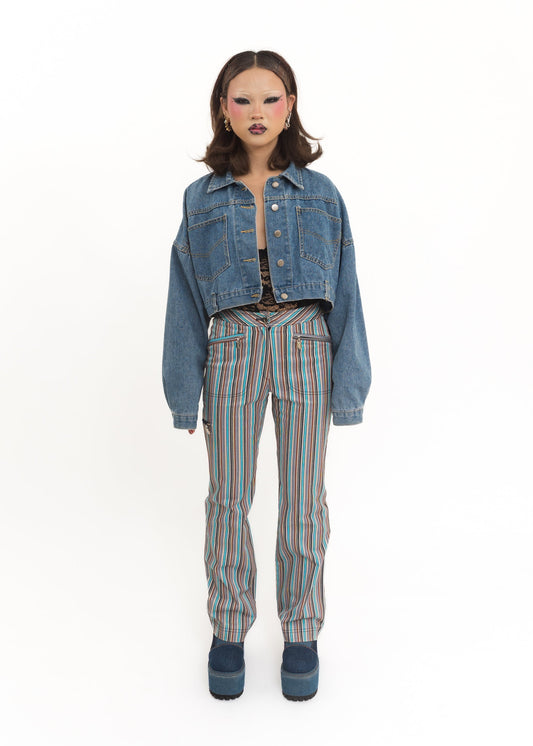 Japanese vintage Deconstructed denim jacket Bizarre Bazaar
