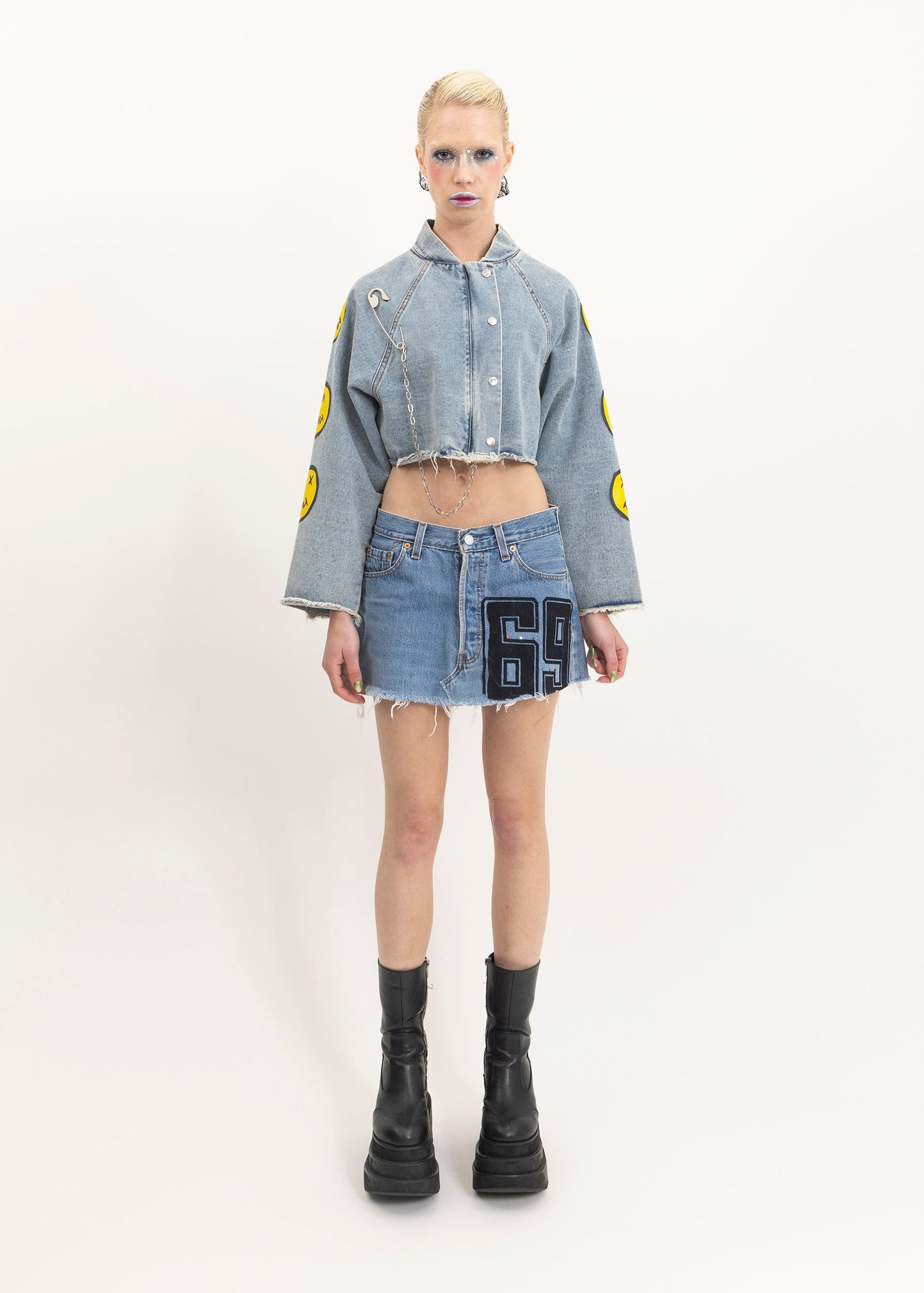 Paul’s Boutique Denim remake mini skirt