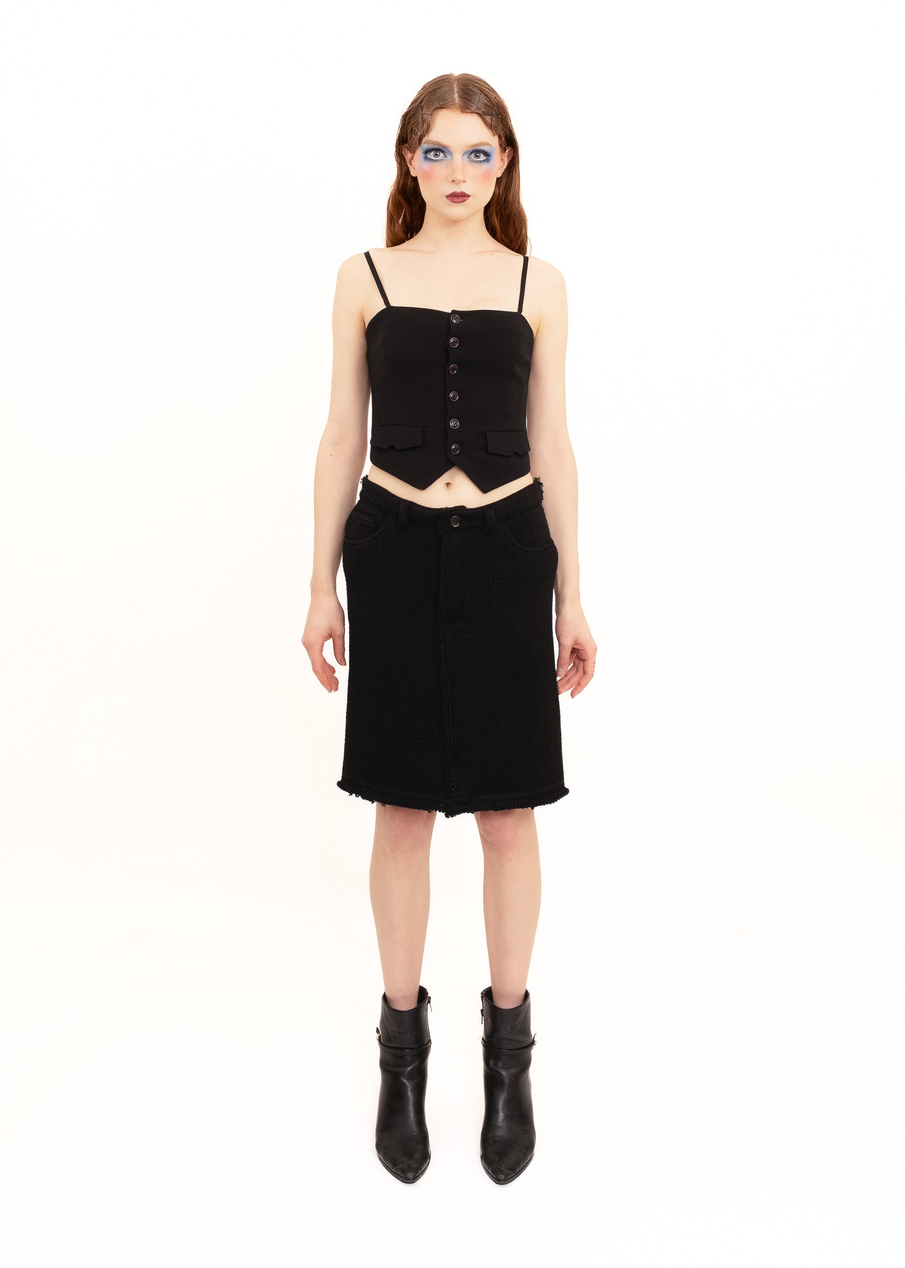 AD2005 sheer back pencil skirt – Bizarre Bazaar