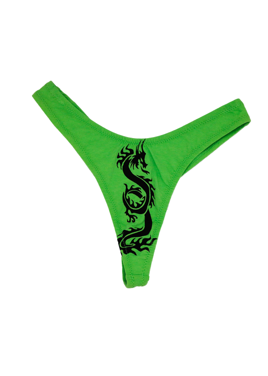 Dragon Thong- green