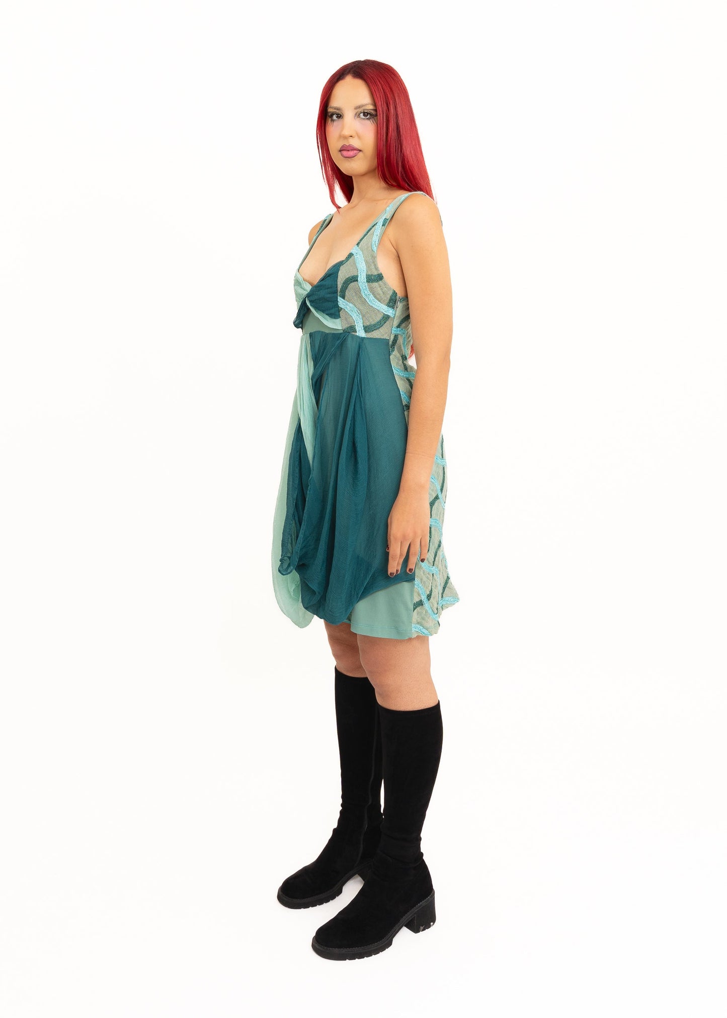 Save The Queen Draped bubble dress Bizarre Bazaar