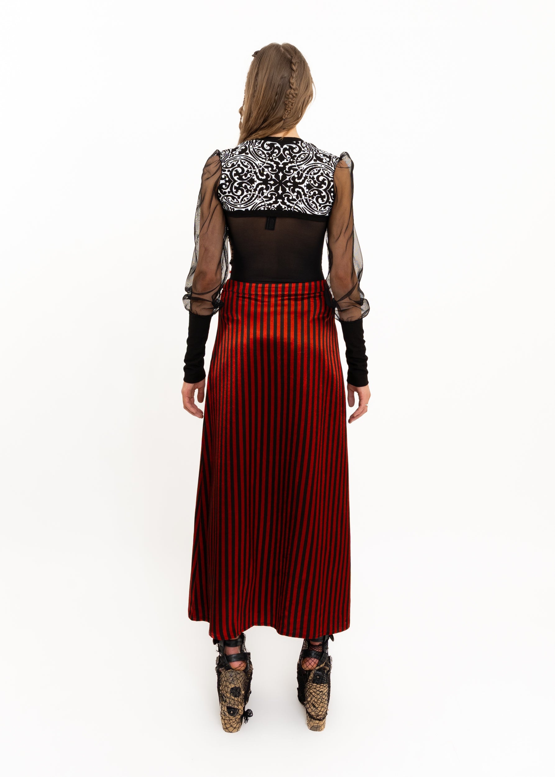 Roisin Dubh Egyptian Shahi Silk Maxi Skirt Bizarre Bazaar