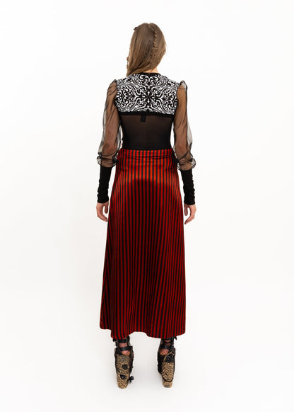 Roisin Dubh Egyptian Shahi Silk Maxi Skirt Bizarre Bazaar