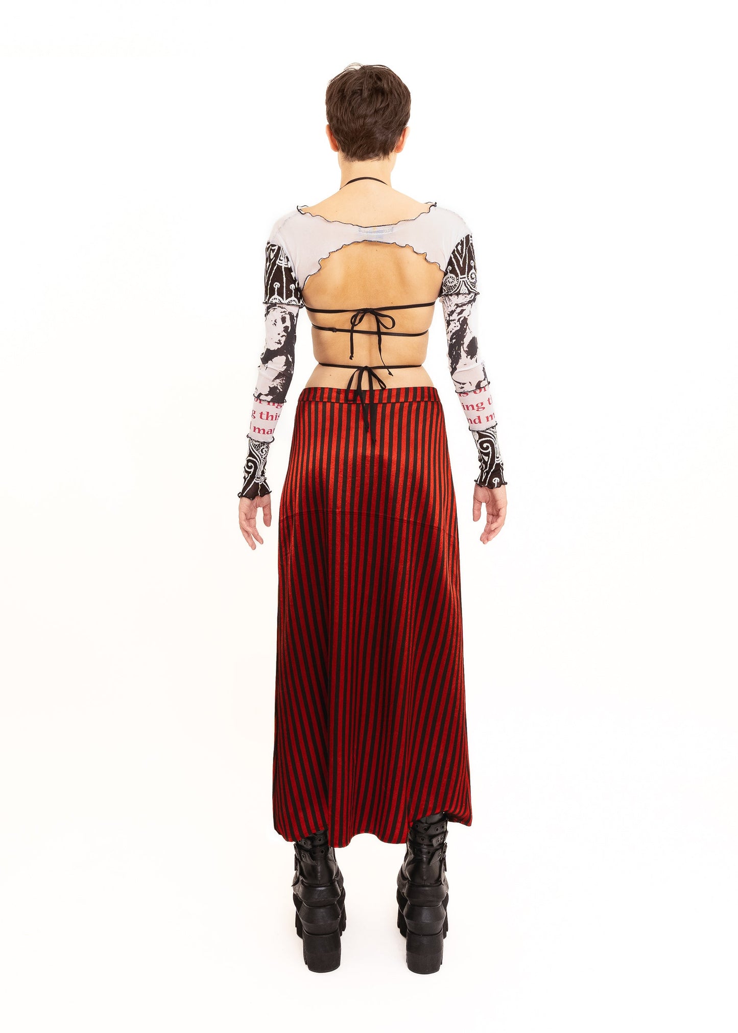 Roisin Dubh Egyptian Shahi Silk Maxi Skirt Bizarre Bazaar