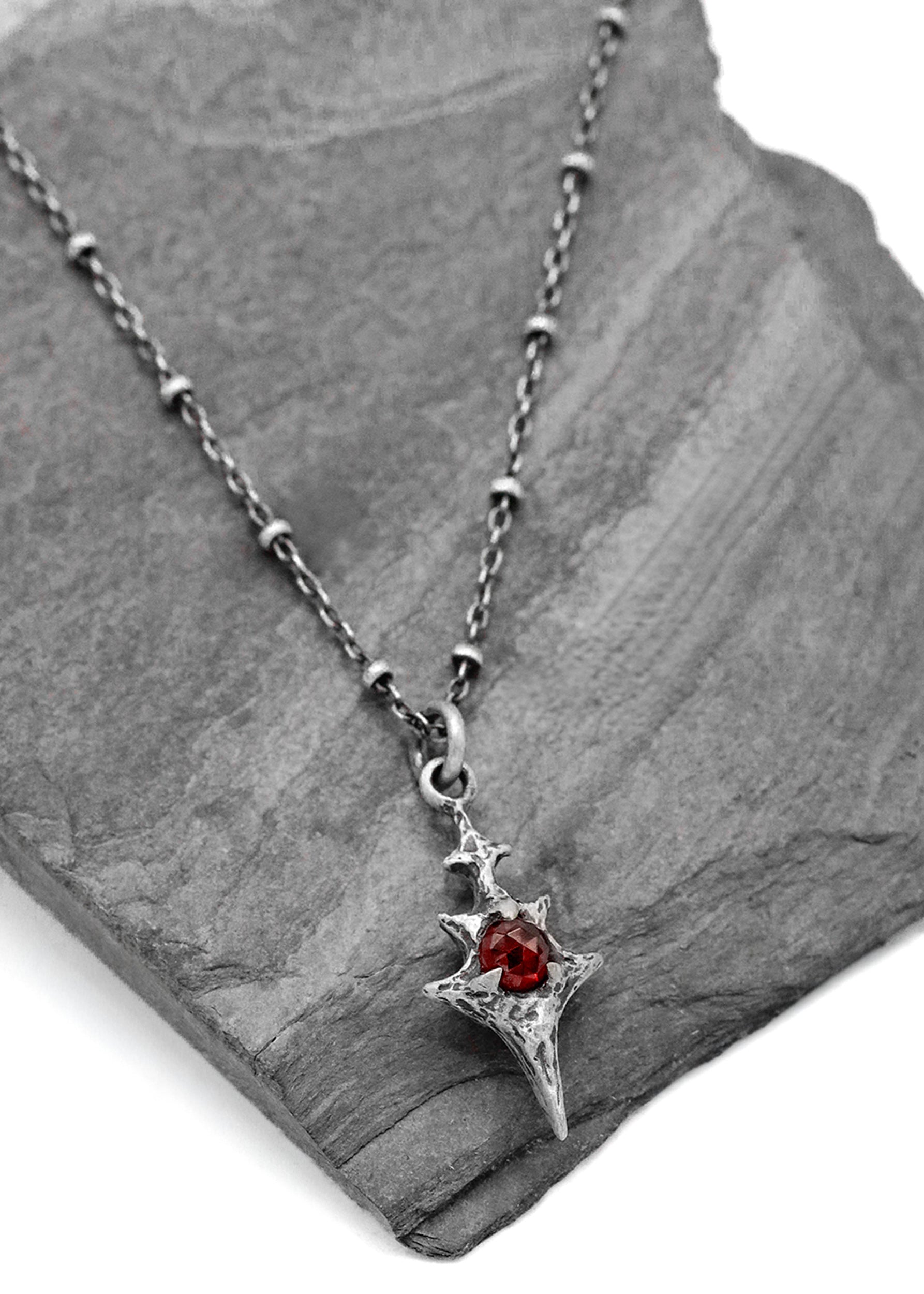 LSD Jewellery Eldritch Pendant- Garnet Bizarre Bazaar