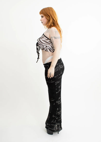 Spitsubishi Elvira top- zebra print mesh