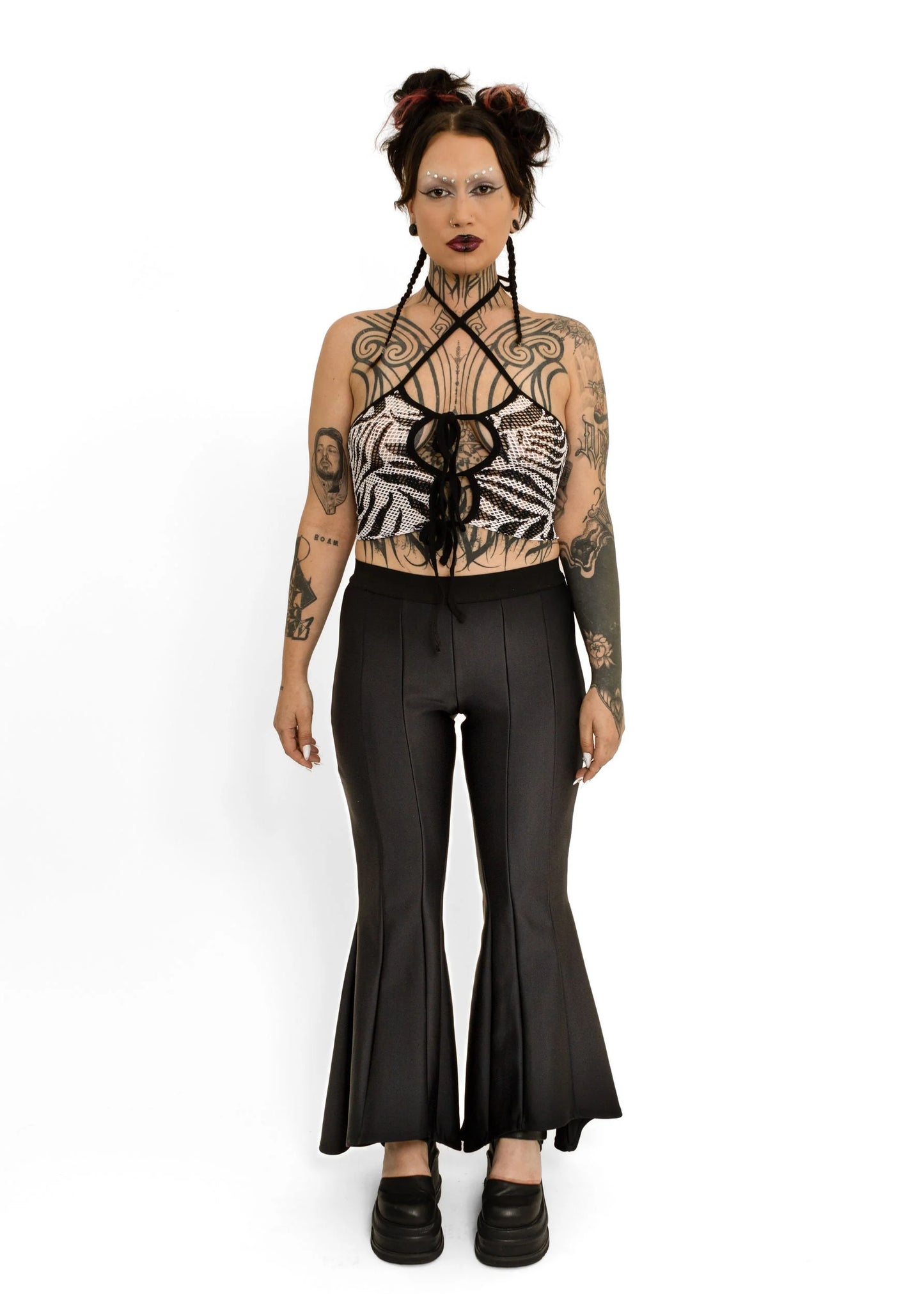 Spitsubishi Elvira top- zebra print mesh