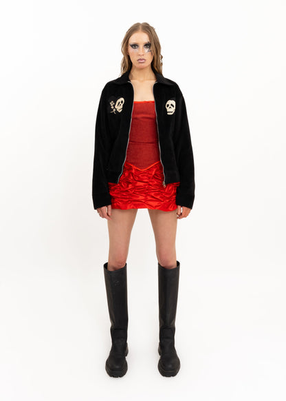 Embroidered velvet Japanese souvenir jacket Bizarre Bazaar