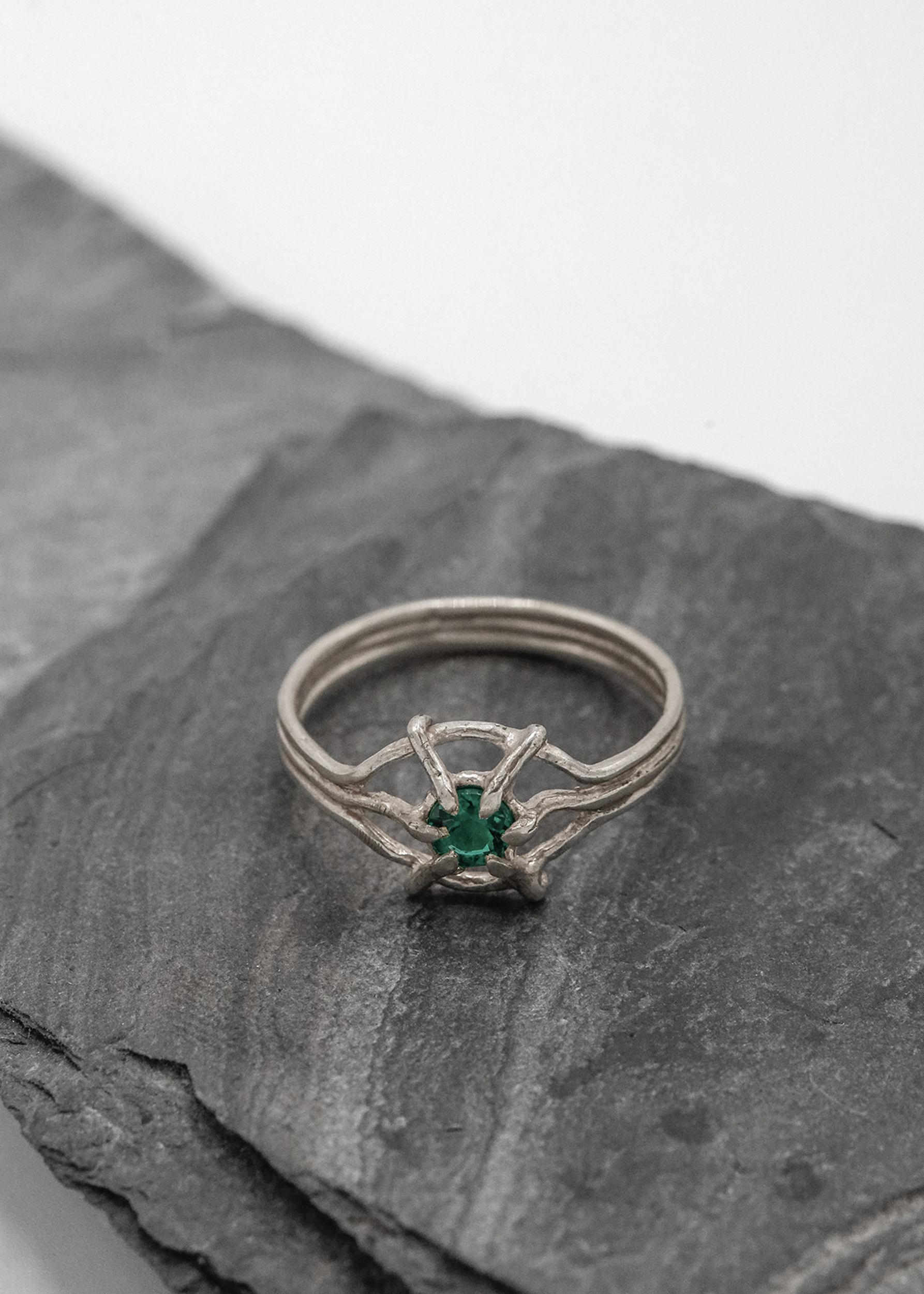 Courtney Hogan sterling silver Eye Ring Bizarre Bazaar