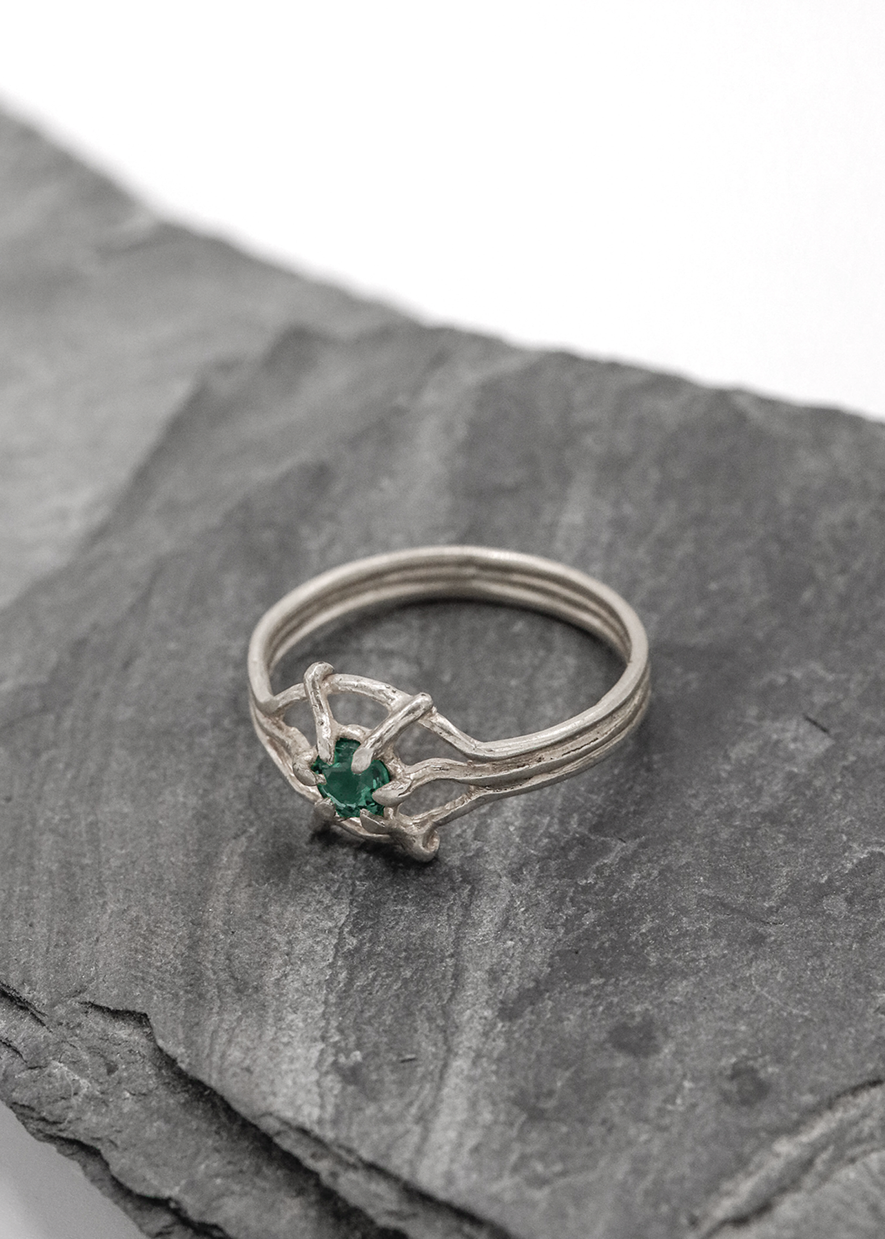 Courtney Hogan sterling silver Eye Ring Bizarre Bazaar