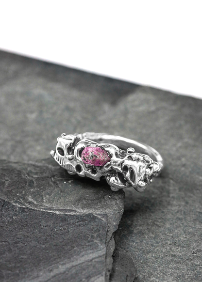 Clove Design Erupt rough cut raw ruby ring