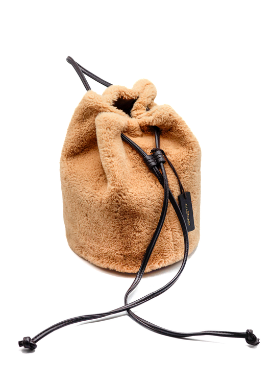Jill Stuart Faux fur mini bucket bag Bizarre Bazaar