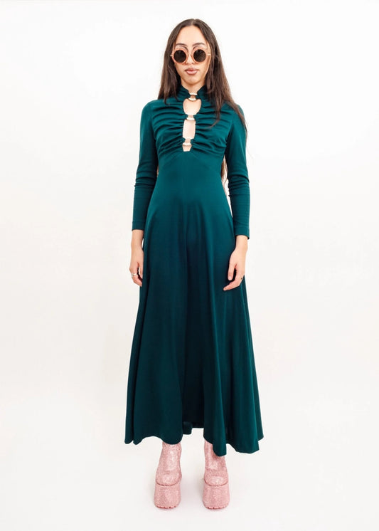 Rainbow of Sydney Forest green disco dream dress