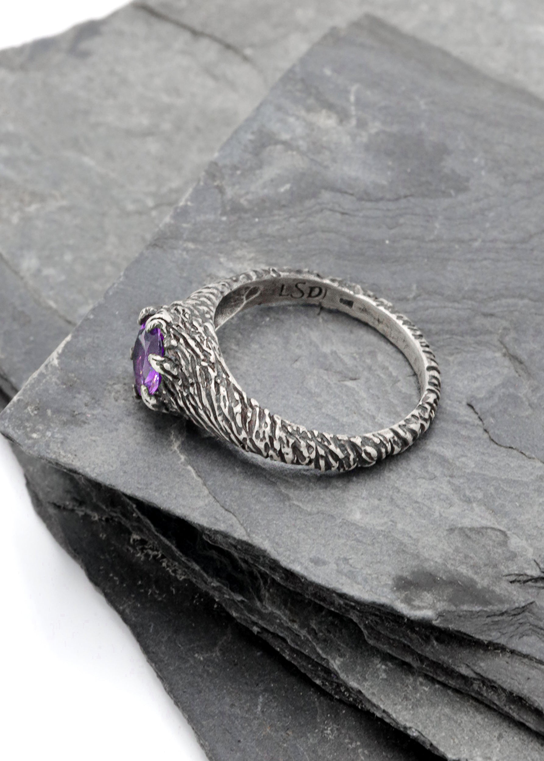 LSD Jewellery Forest Nymph Ring- Amethyst Bizarre Bazaar