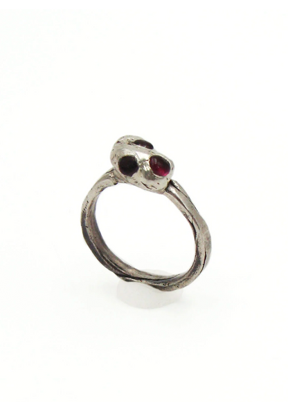 Screaming Jewellery Garnet fungus blob ring