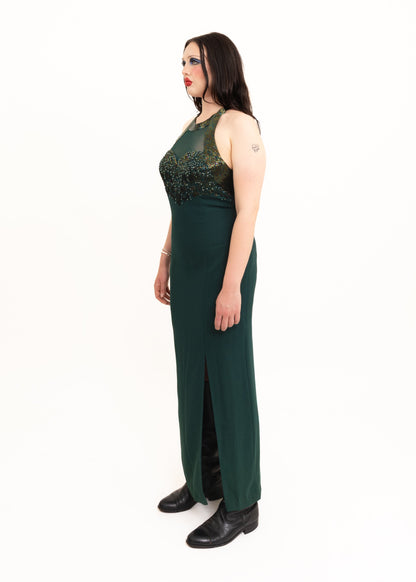 Oscar Creations Glass beaded evening dress Bizarre Bazaar