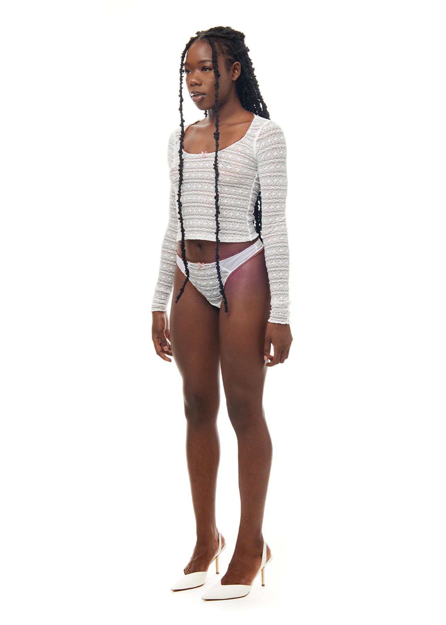 Grace lace long sleeve top