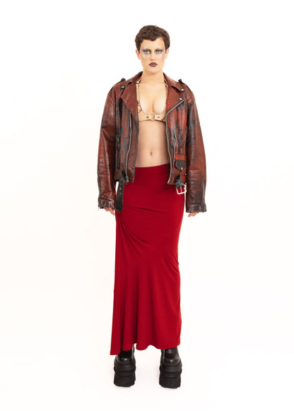 Hand-painted leather jacket #1
