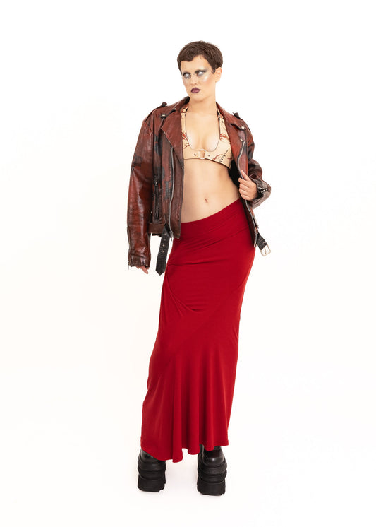 Hand-painted leather jacket #1