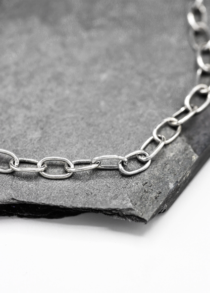 Cowboy Customs Handmade sterling silver chain bracelet Bizarre Bazaar