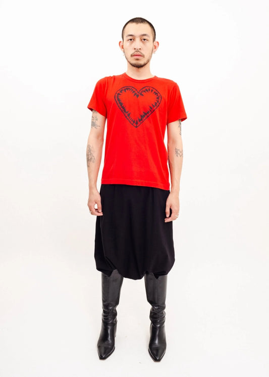 Comme des Garçons Heart graphic tee