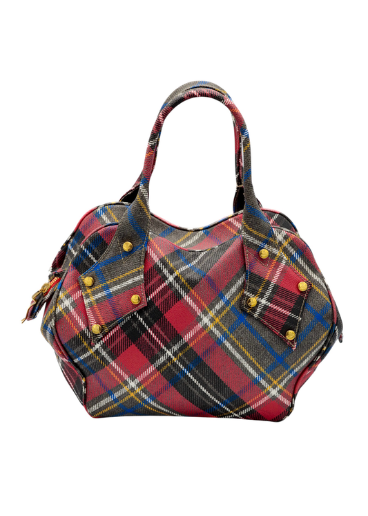 Vivienne Westwood Heart shaped tartan bag Bizarre Bazaar