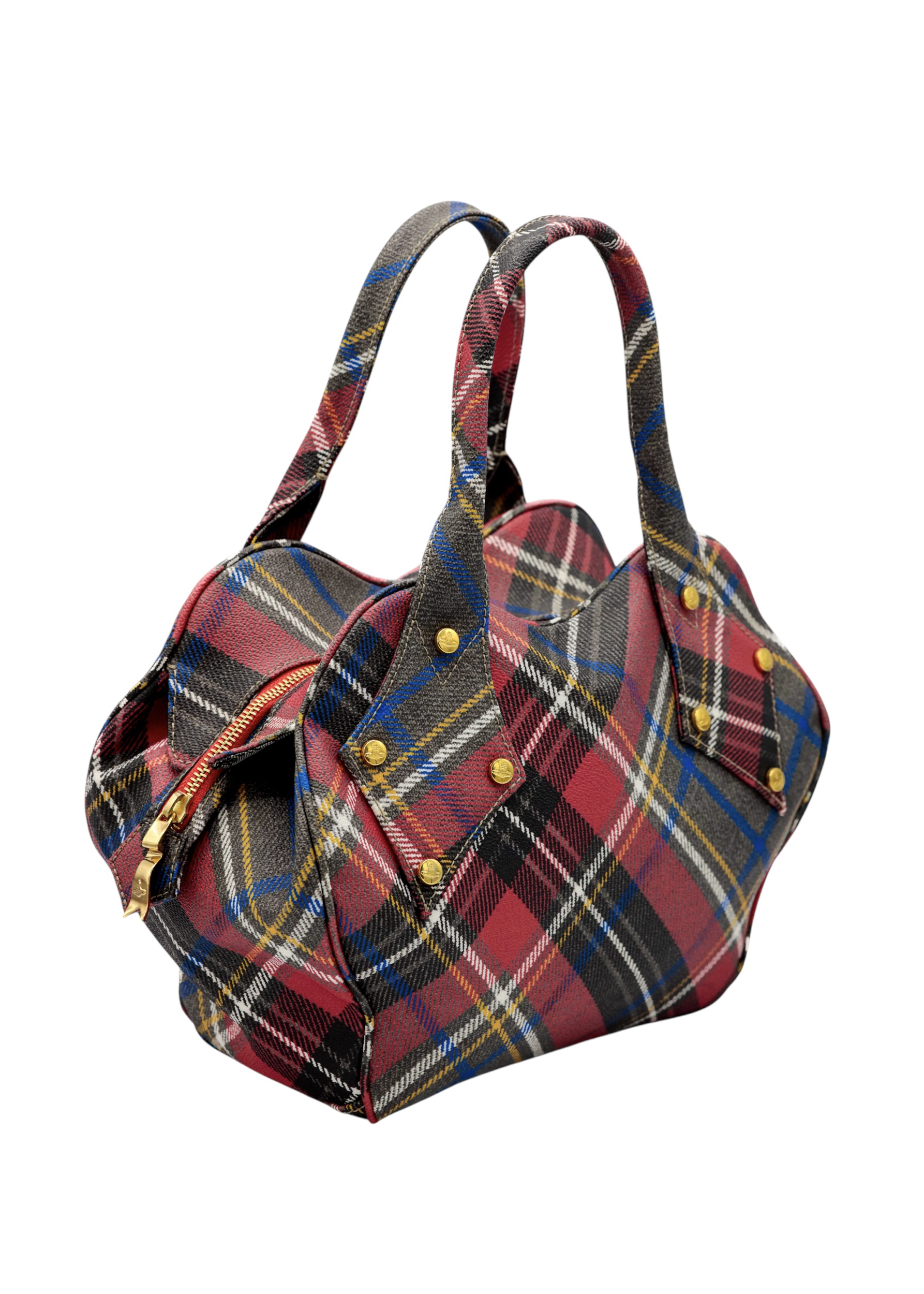 Vivienne Westwood Heart shaped tartan bag Bizarre Bazaar
