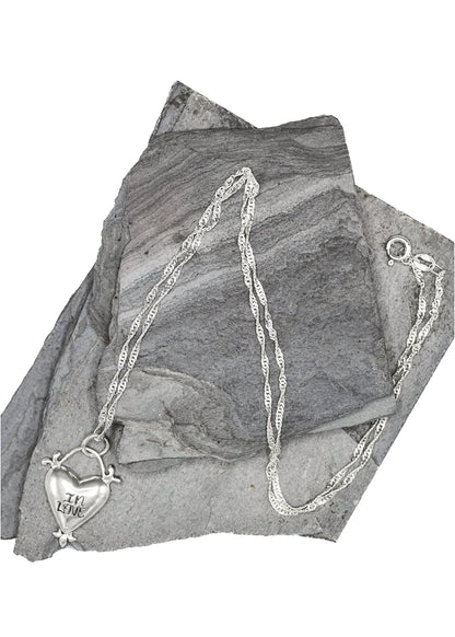M.V.H Jewellery In Love Heart Pendant