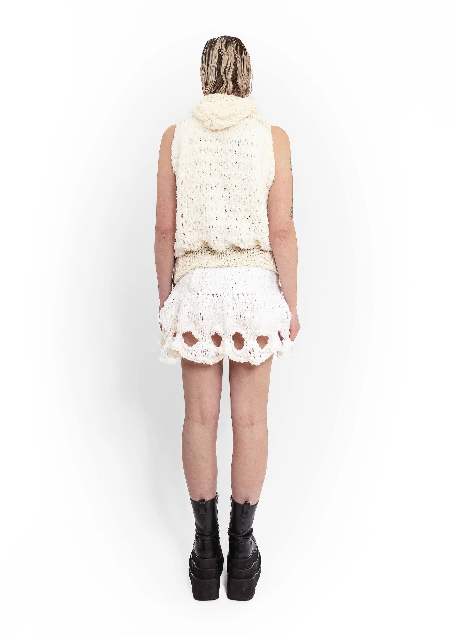 Goldi Knits K Hole Knit Bubble Skirt