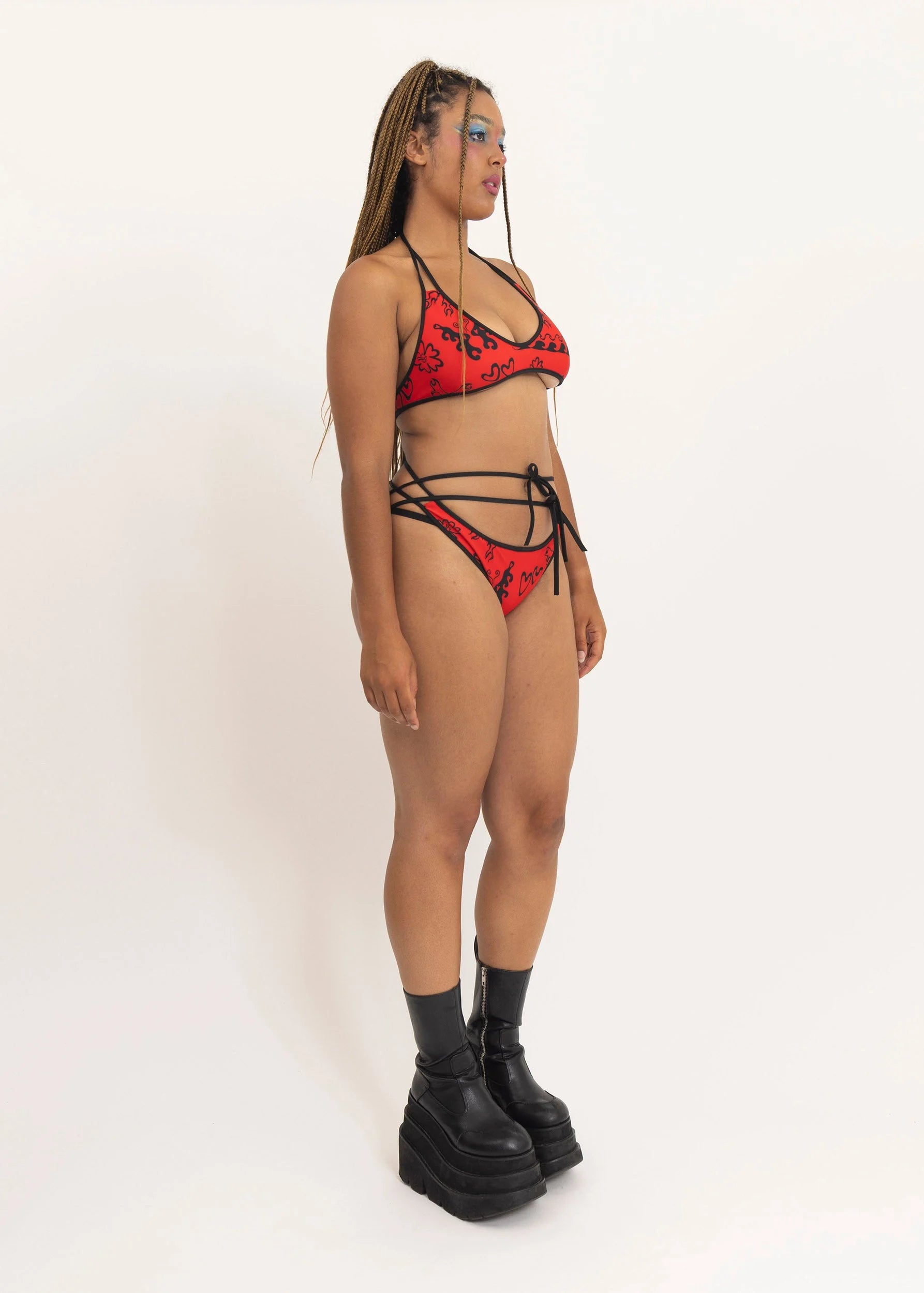 Sleeping Profit Kikini reversible bikini- Blood Moon